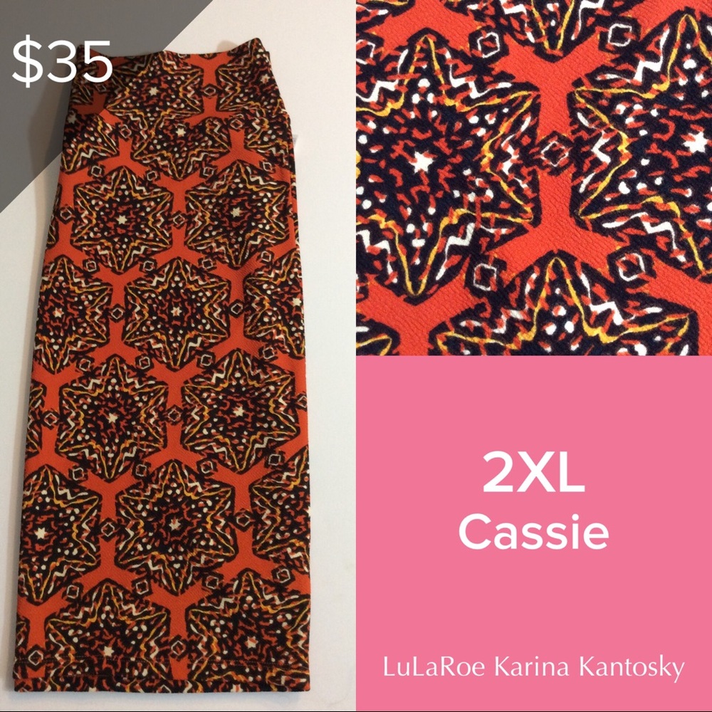 LuLaRoe 2XL Cassie skirt